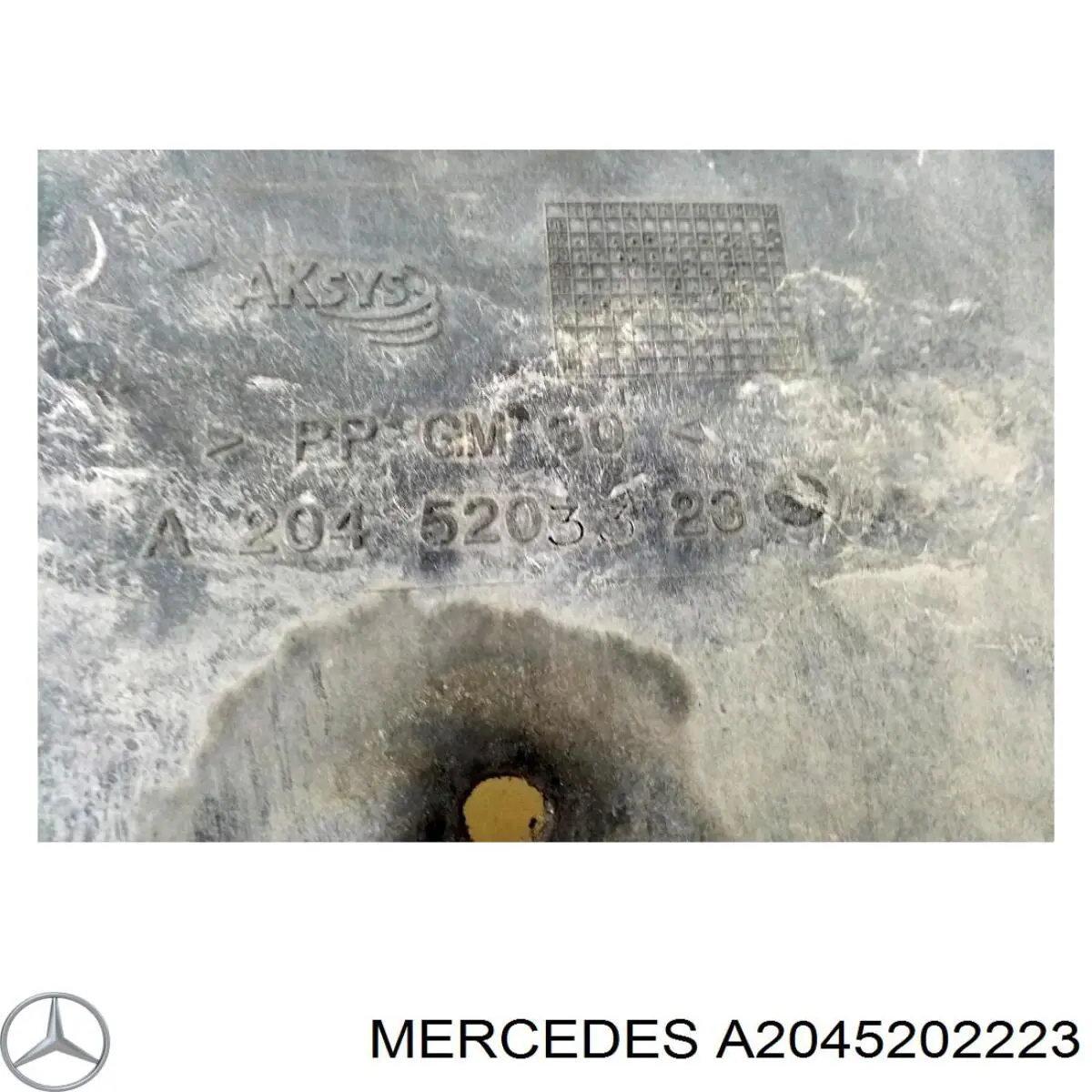 Compre A2045202223 Mercedes Proteção de motor traseiro