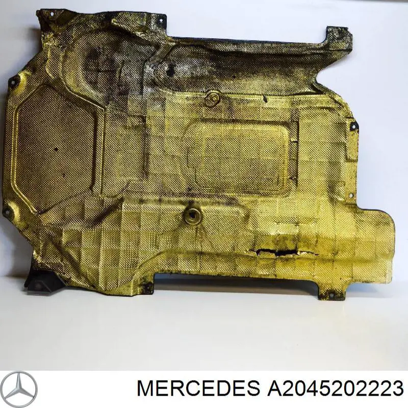 A2045202223 Mercedes Proteção de motor traseiro