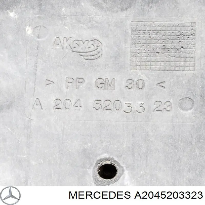 Compre A2045203323 Mercedes Proteção de motor traseiro