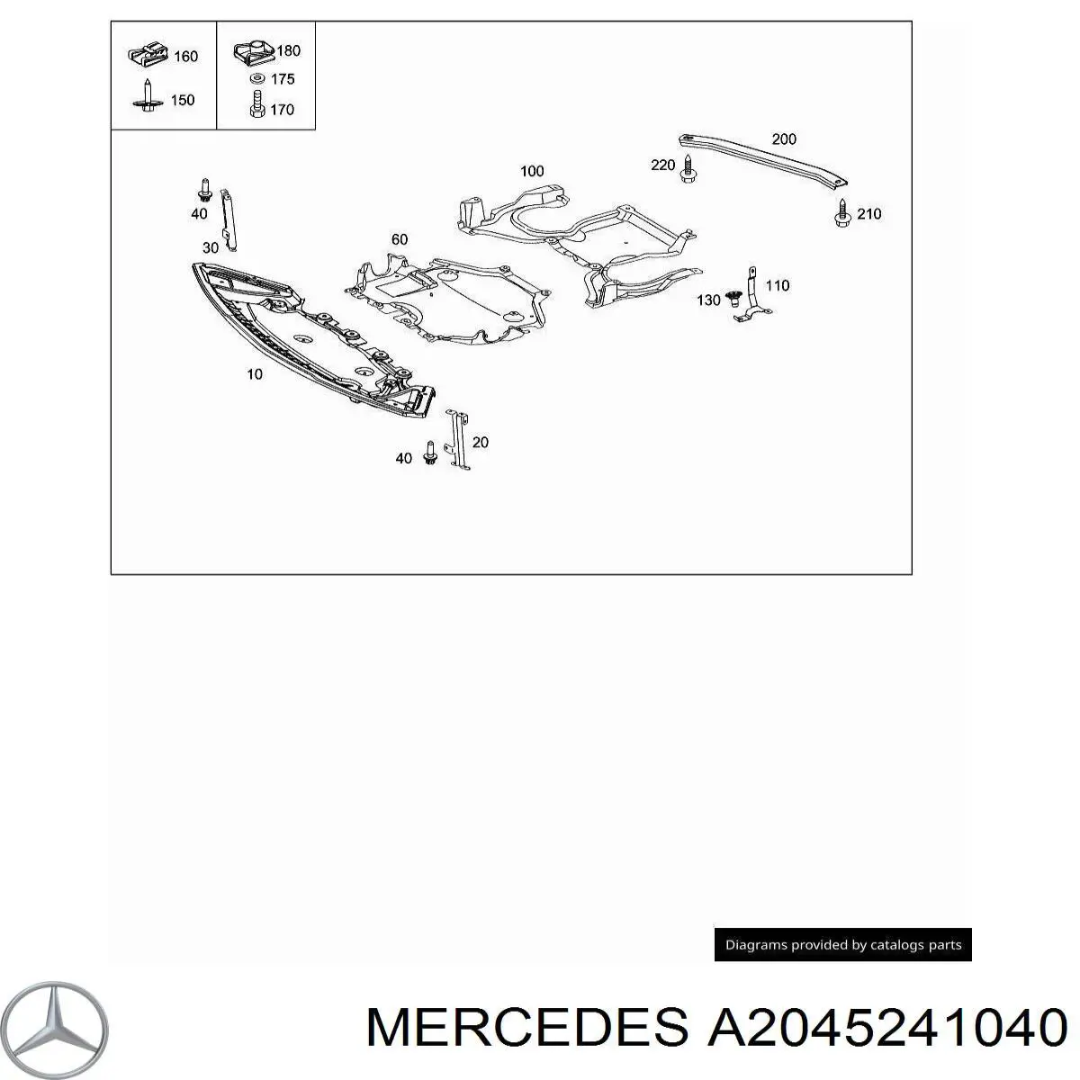  Mercedes A2045241040 preço, a partir de 85,10 USD