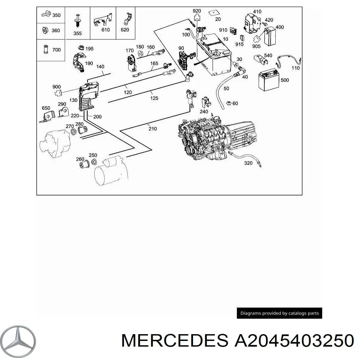 Compre A2045403250 Mercedes Unidade de dispositivos de segurança