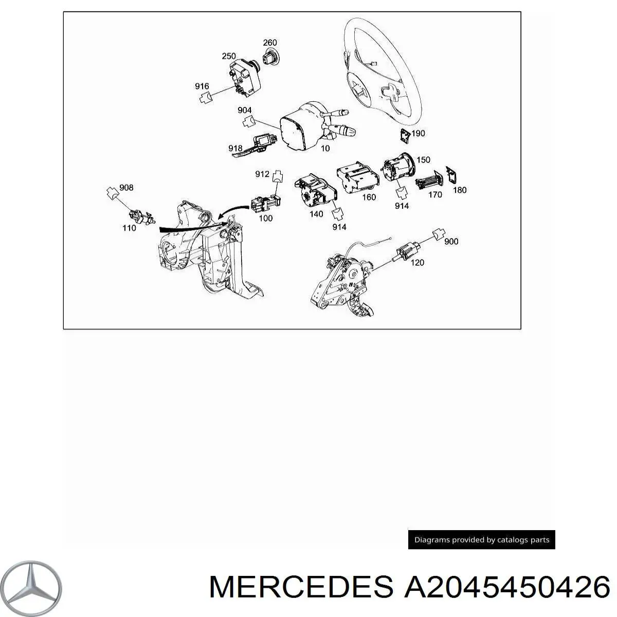  Mercedes A2045450426 preço, a partir de 16,53 USD