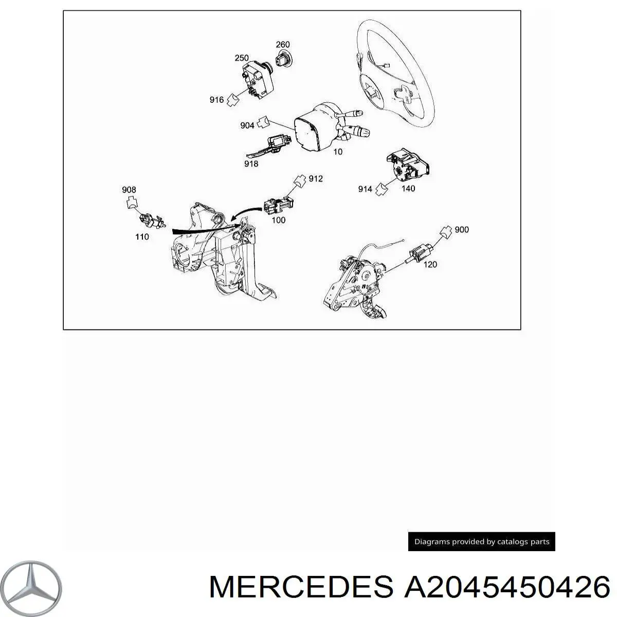 Compre A2045450426 Mercedes 