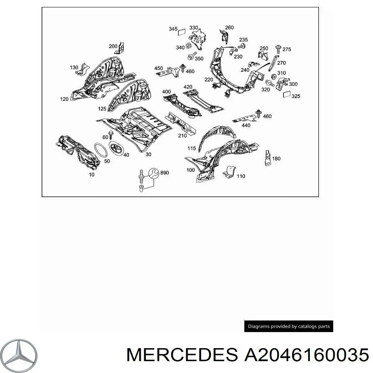  Mercedes A2046160035 preço, a partir de 369,40 USD