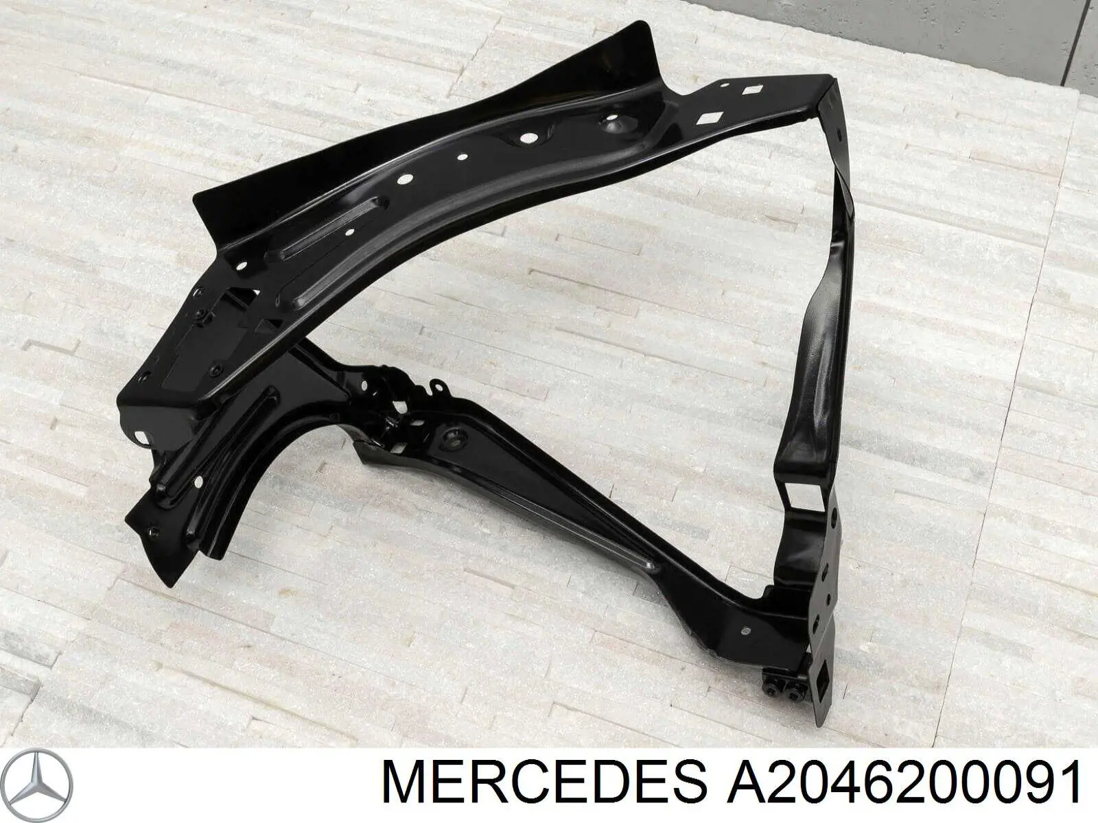 Suporte esquerdo do radiador (painel de montagem de fixação das luzes) Mercedes A2046200091 preço, a partir de 81,03 USD
