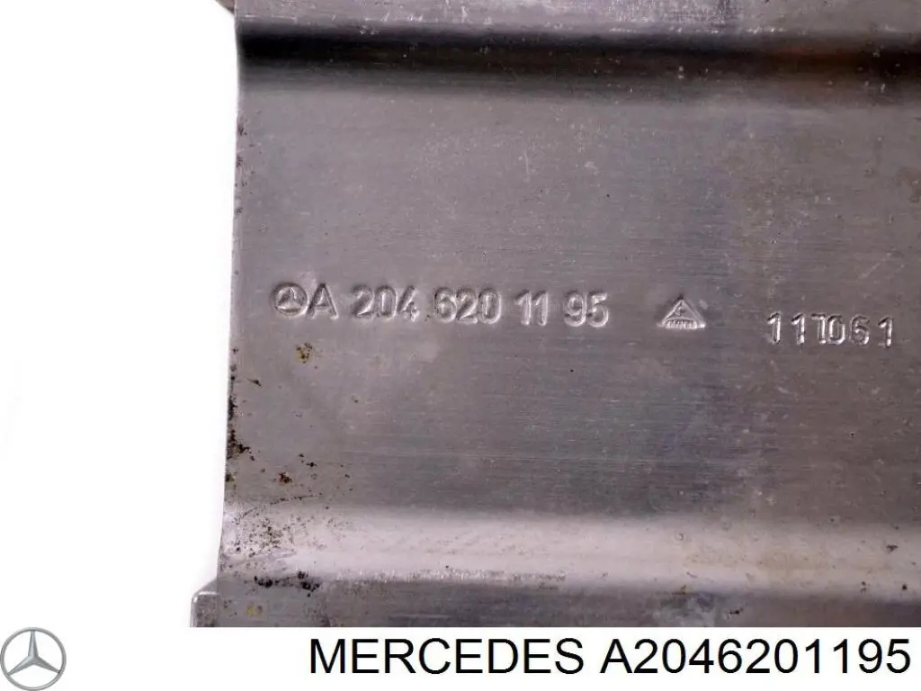A2046201195 Mercedes Consola de reforçador do pára-choque dianteiro