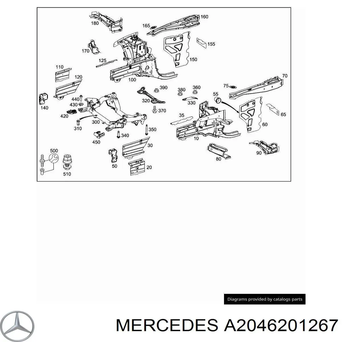 A2046201267 Mercedes 