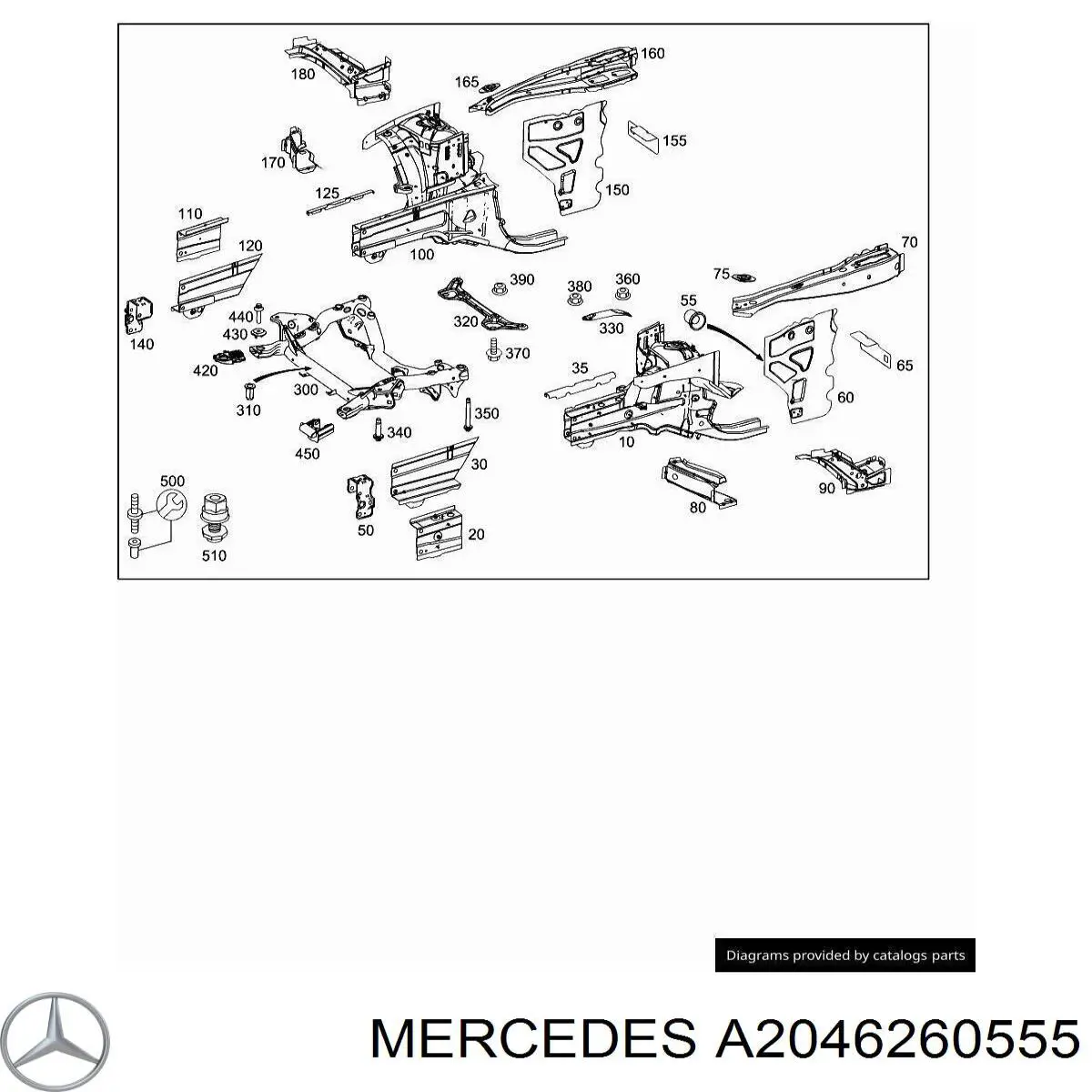 A2046260555 Mercedes 