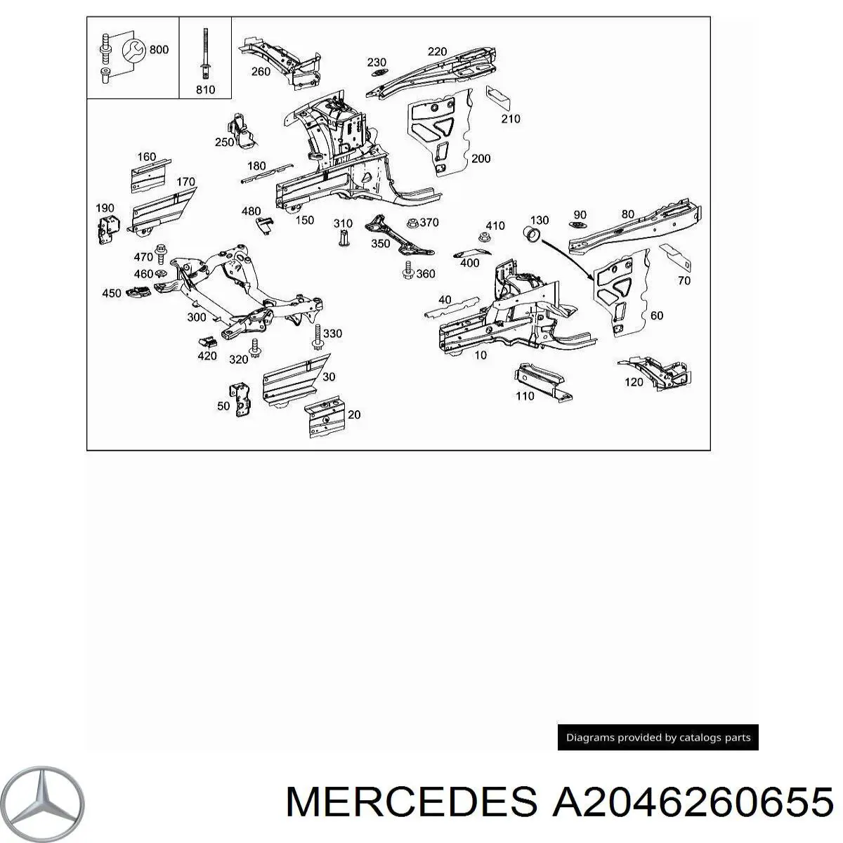 A2046260655 Mercedes 