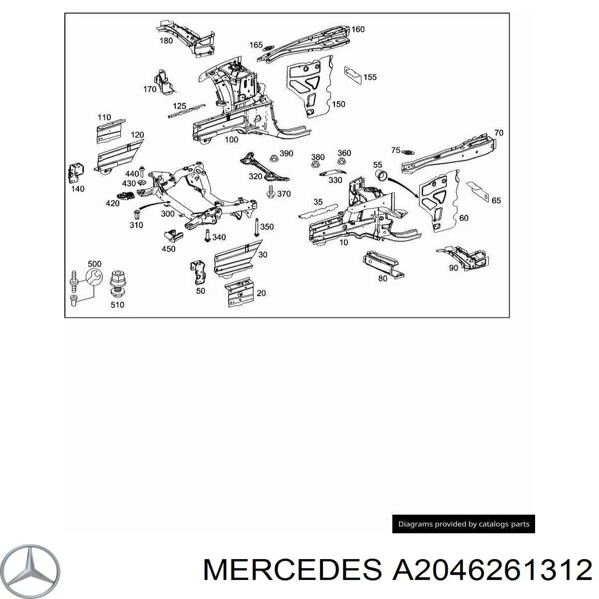 A2046261312 Mercedes 