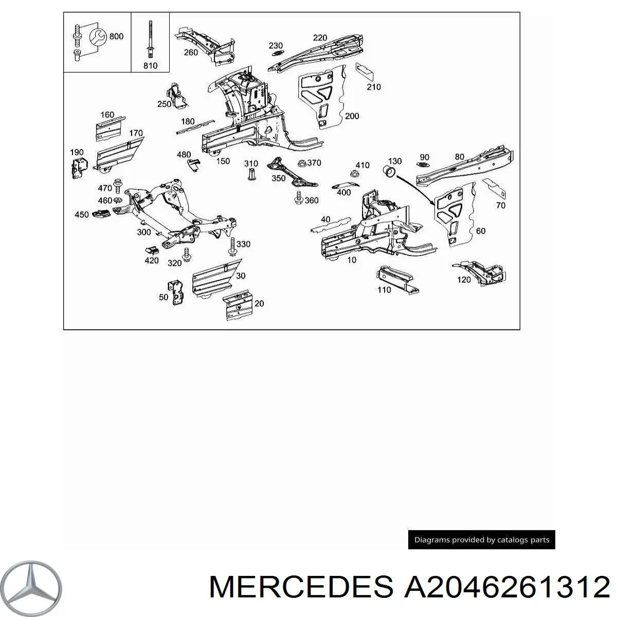 Mercedes A2046261312 preço, a partir de 36,43 USD