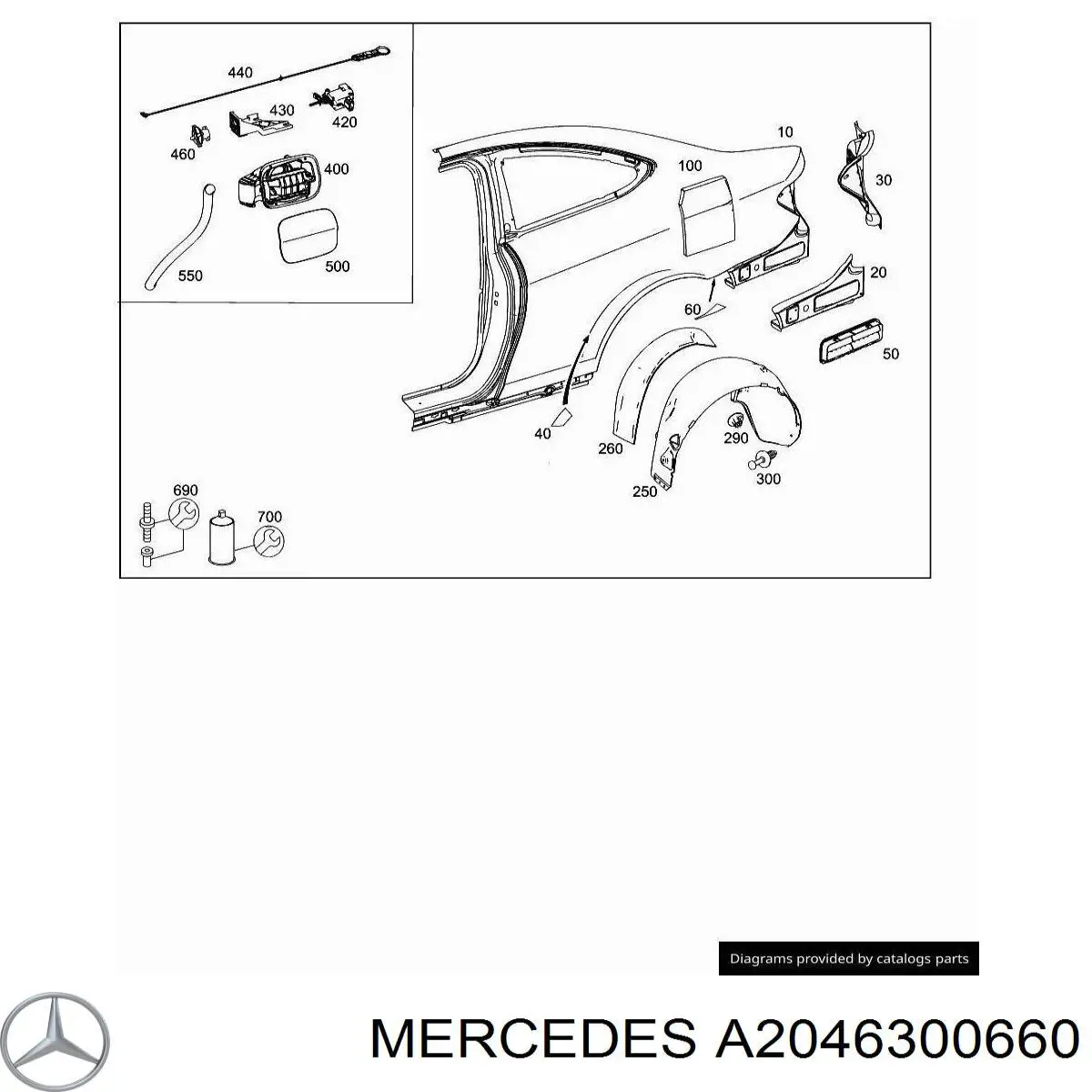 A2046300660 Mercedes 