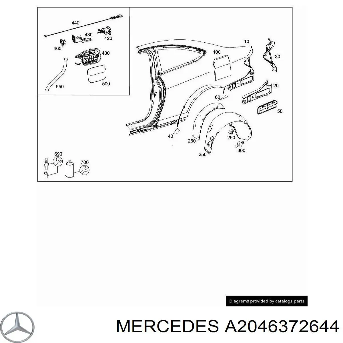 A2046372644 Mercedes 