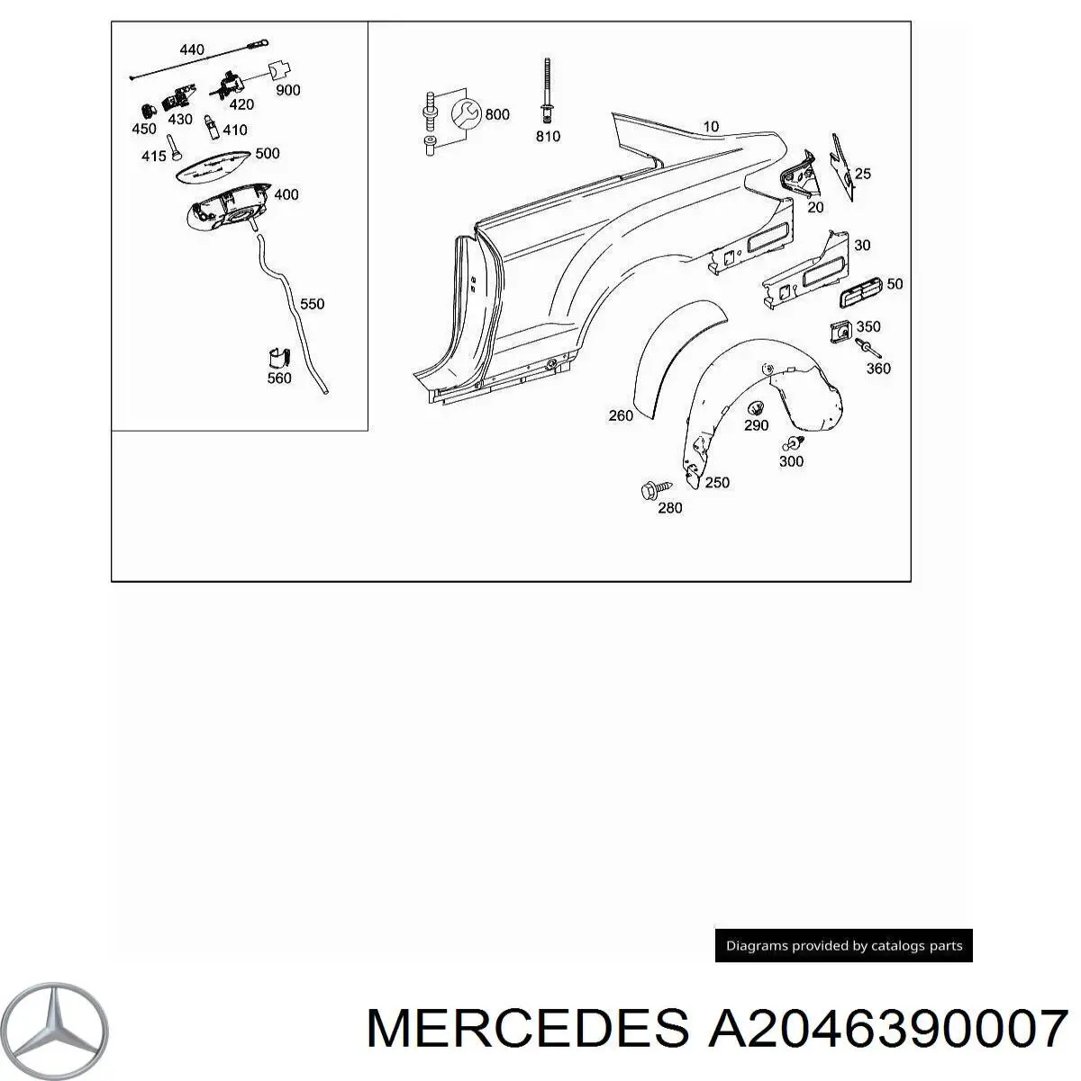 A2046390007 Mercedes 