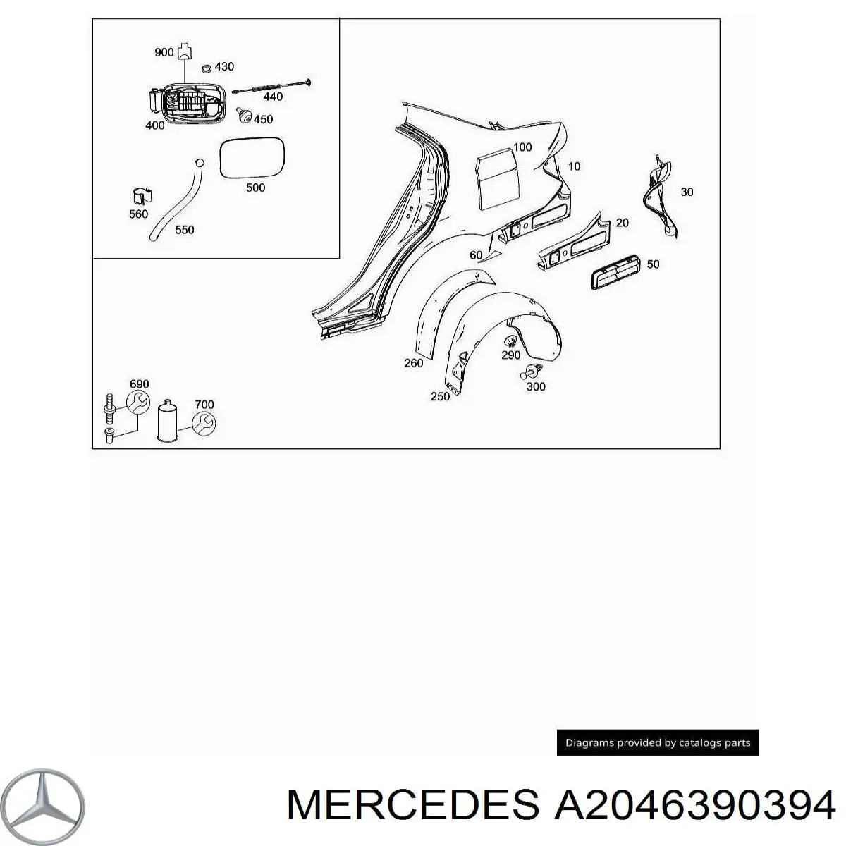  Mercedes A2046390394 preço, a partir de 12,77 USD