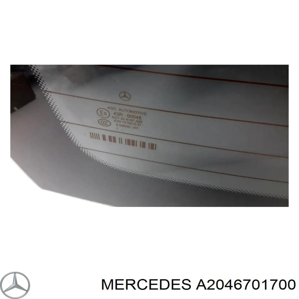 Vidro traseiro Mercedes A2046701700 preço, a partir de 577,40 USD