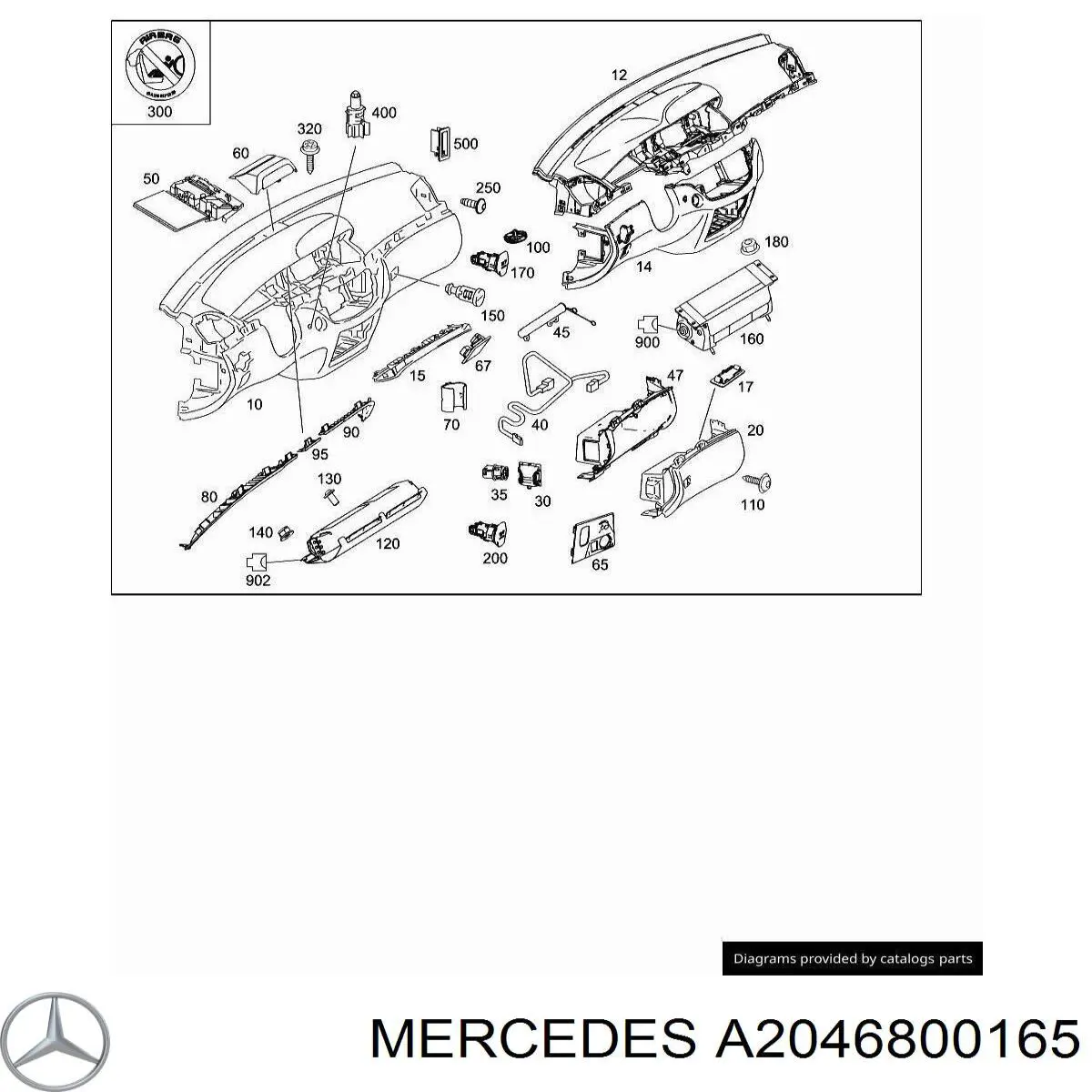 Mercedes A2046800165 preço, a partir de 17,48 USD