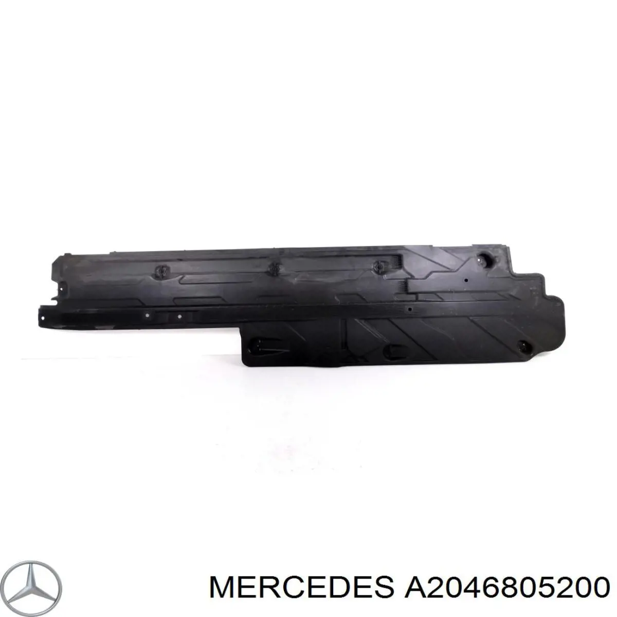 A2046805200 Mercedes Proteção de fundo esquerda