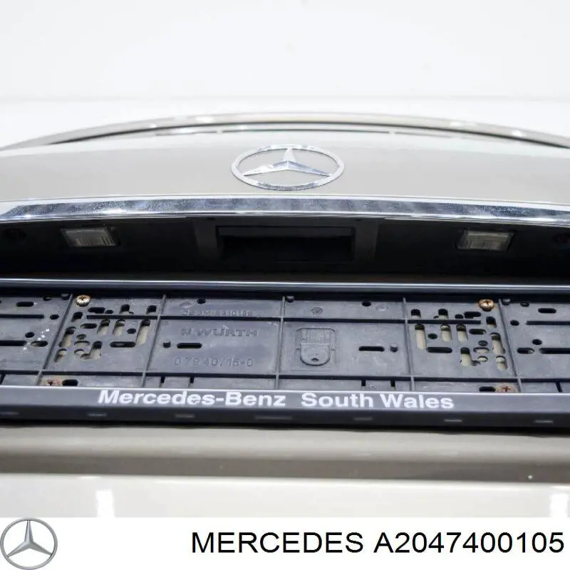 A2047400105 Mercedes Porta traseira (3ª/5ª porta-malas (tampa de alcapão)