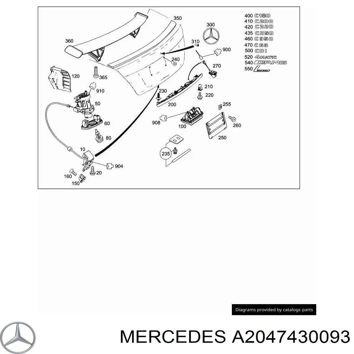 A2047430093 Mercedes 
