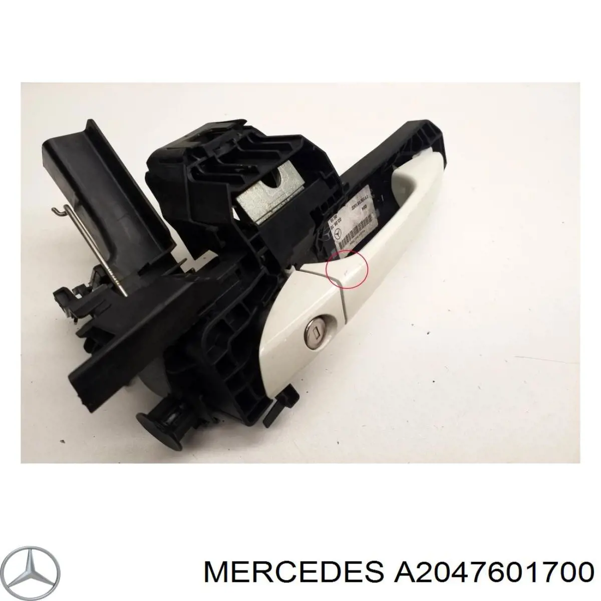 Suporte de maçaneta externa da porta dianteira esquerda Mercedes A2047601700 preço, a partir de 46,41 USD