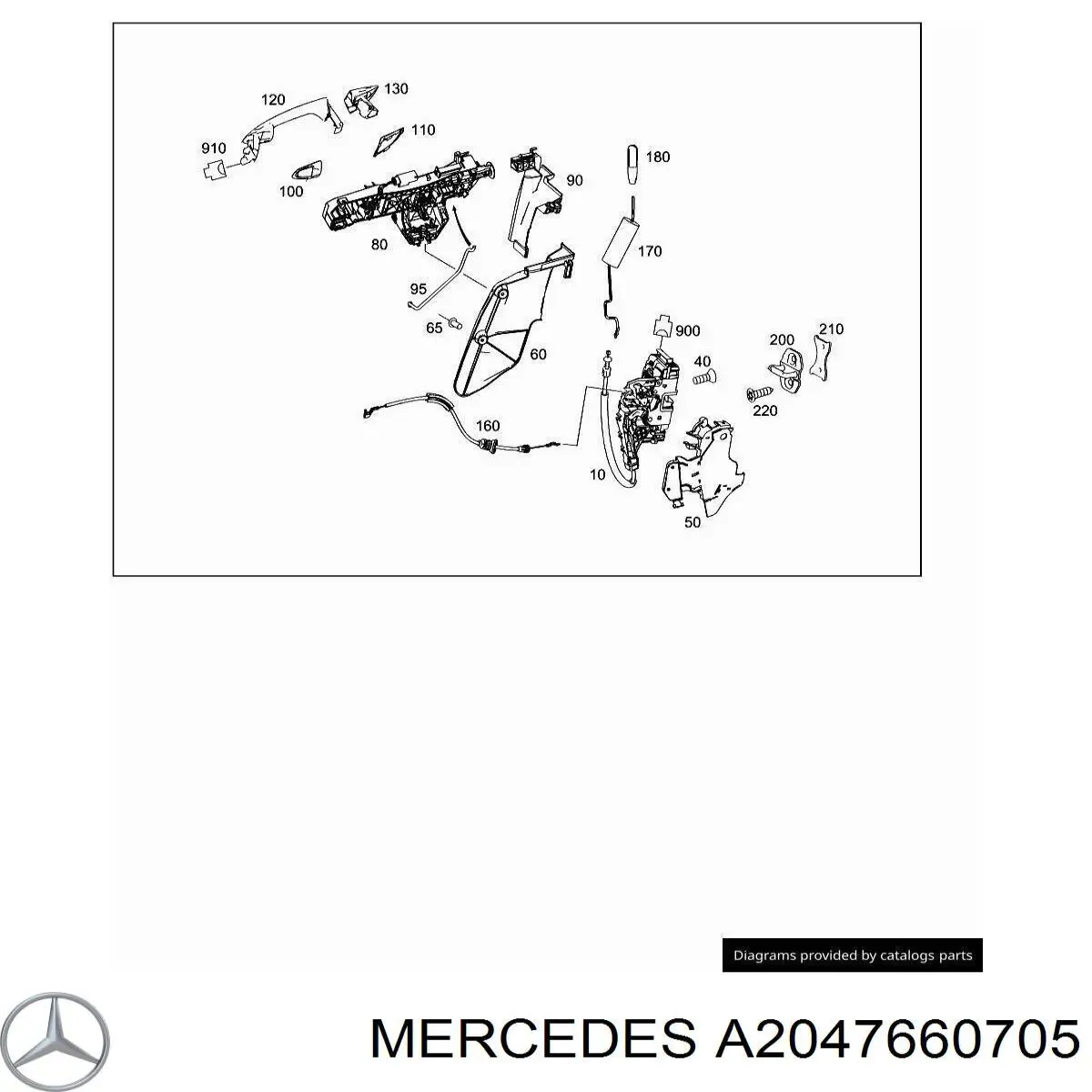 Compre A2047660705 Mercedes 