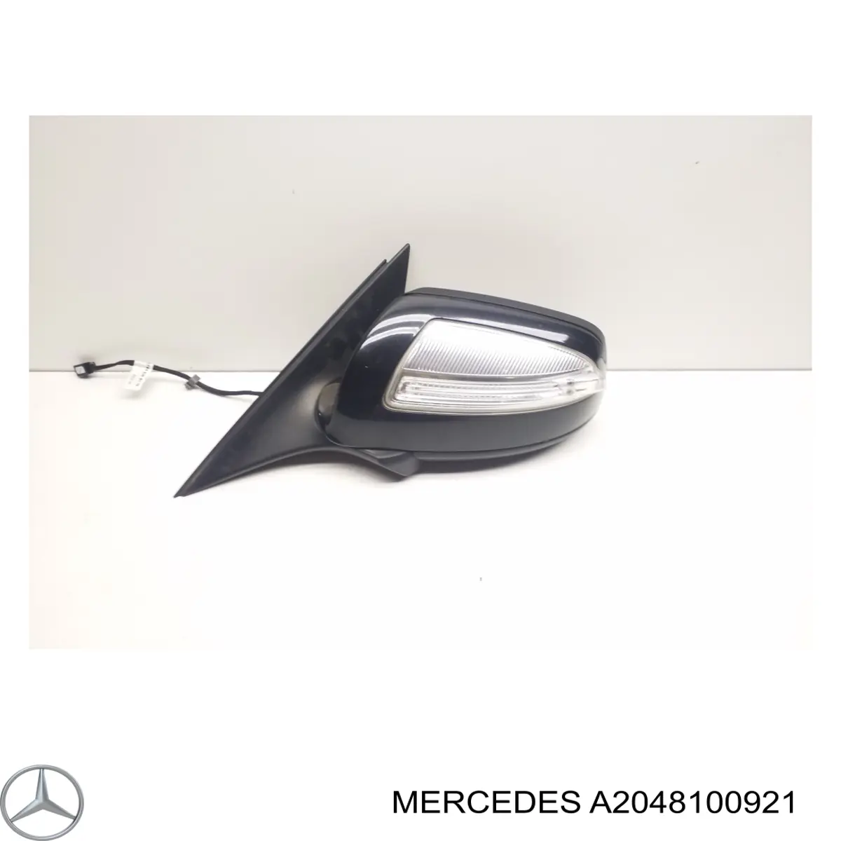 A2048100921 Mercedes Elemento espelhado do espelho de retrovisão esquerdo