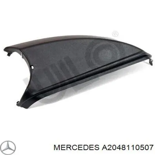 A2048110507 Mercedes Placa sobreposta (tampa) do espelho de retrovisão esquerdo