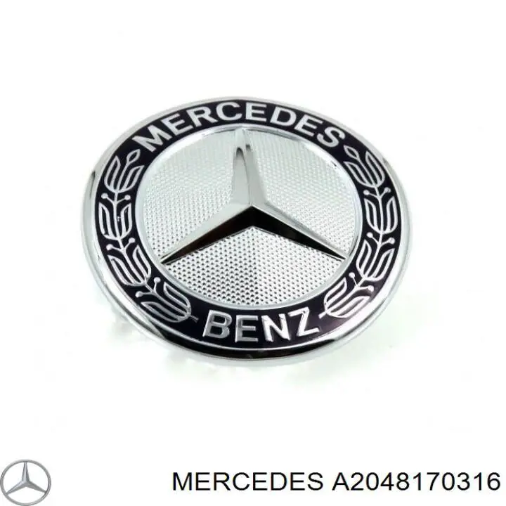 A2048170316 Mercedes Emblema de grelha do radiador