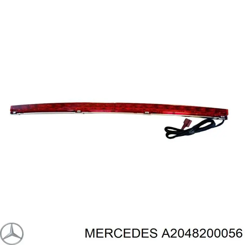 Sinal de parada traseiro adicional Mercedes A2048200056 preço, a partir de 112,37 USD