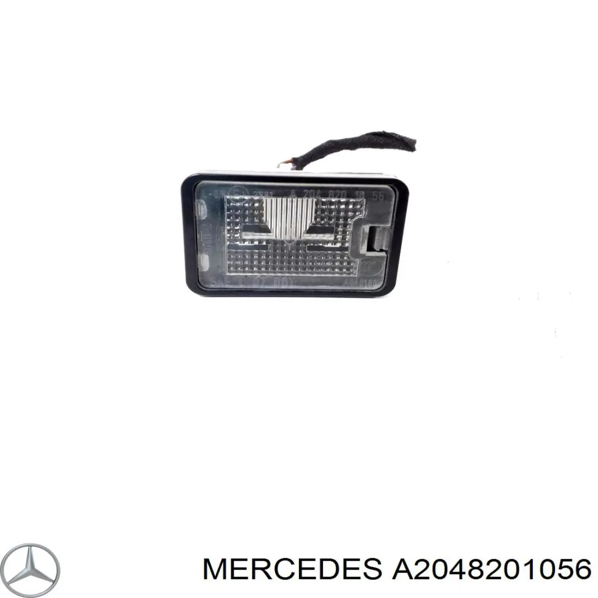 Lanterna da luz de fundo de matrícula traseira Mercedes A2048201056 preço, a partir de 16,91 USD