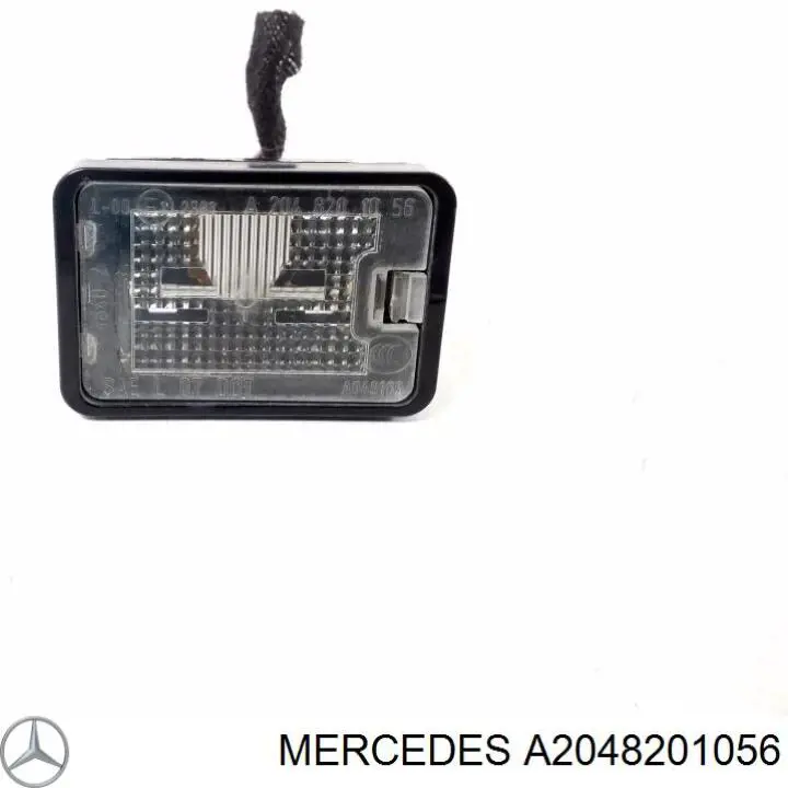 A2048201056 Mercedes Lanterna da luz de fundo de matrícula traseira