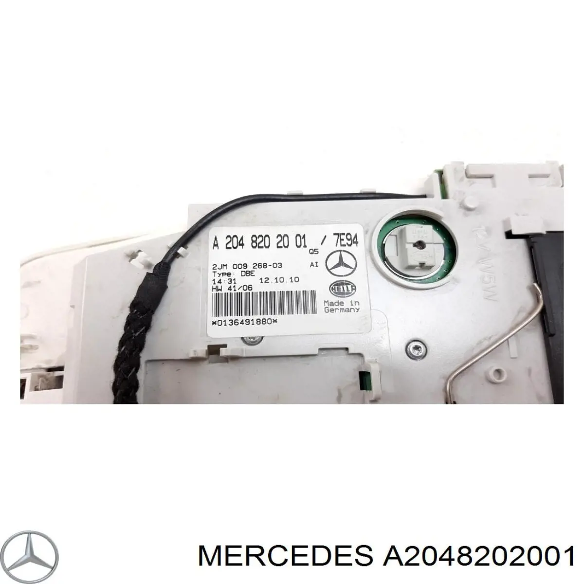 A2048202001 Mercedes Quebra-luz de iluminação de salão (de cabina)
