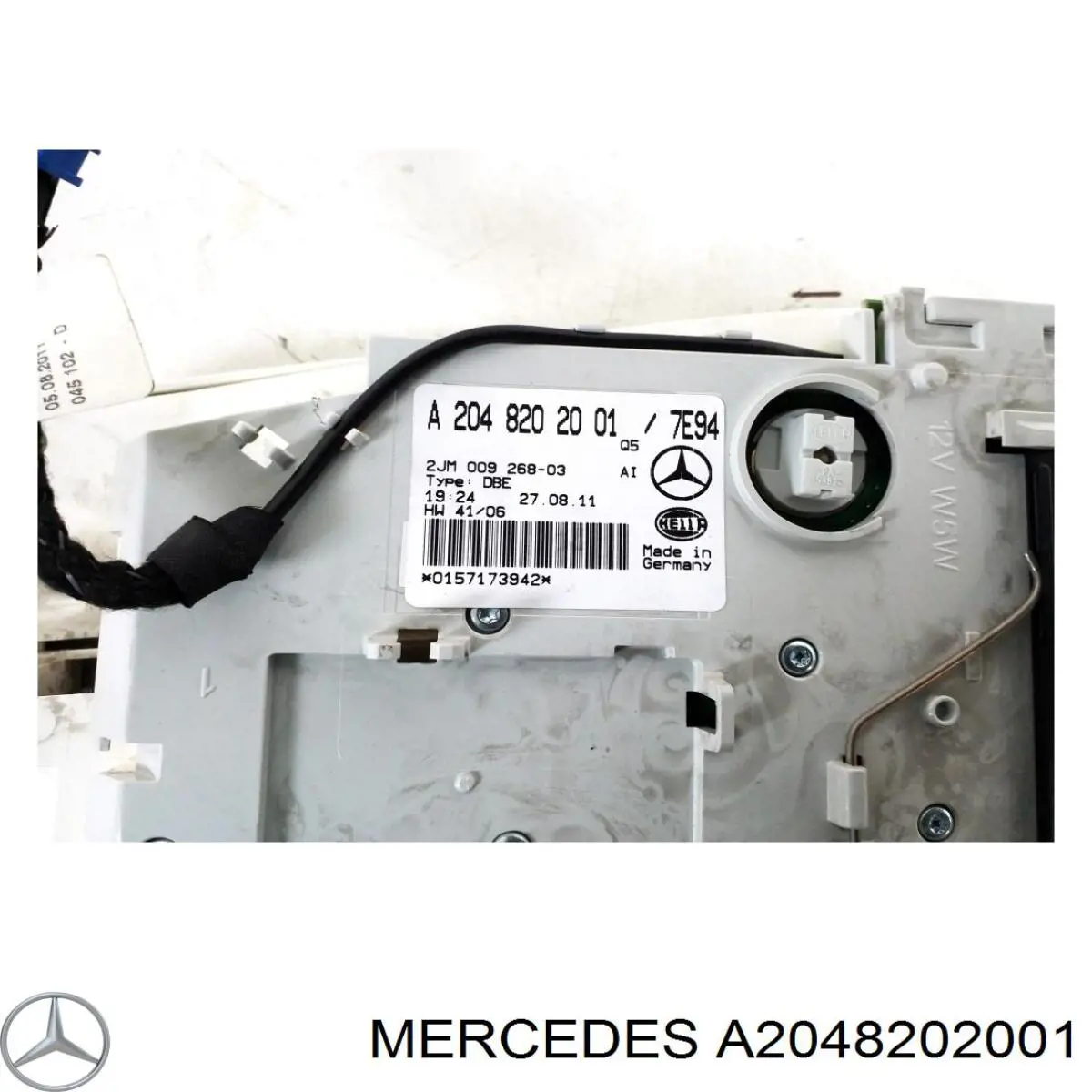 Quebra-luz de iluminação de salão (de cabina) A2048202001 Mercedes