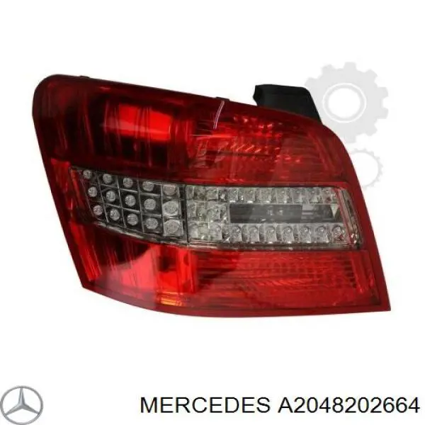 A2048202664 Mercedes Lanterna traseira direita