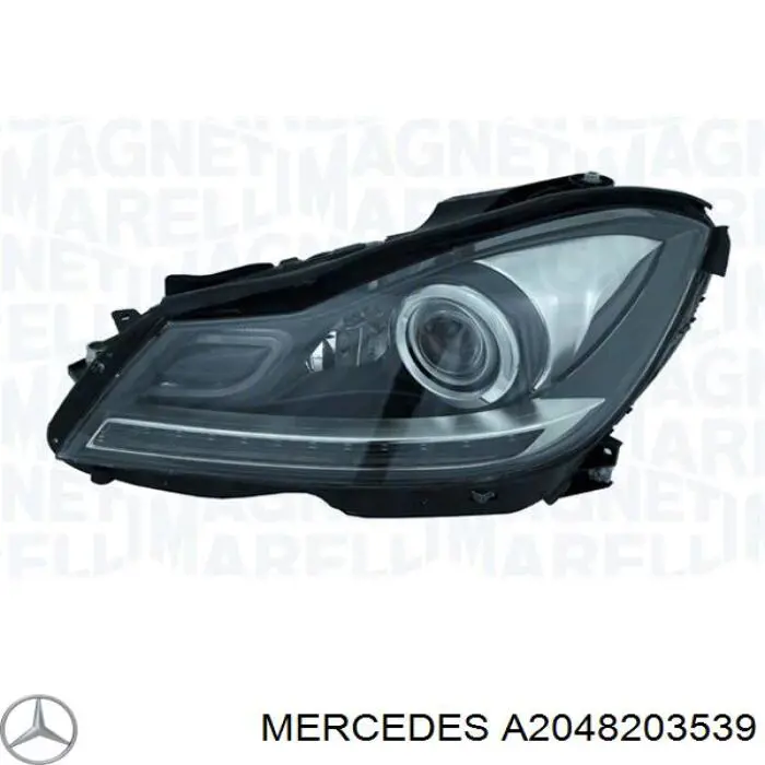 Luz esquerda Mercedes A2048203539 preço, a partir de 839,77 USD