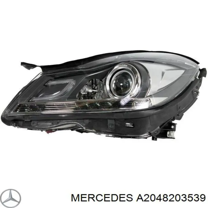 Luz esquerda Mercedes A2048203539 preço, a partir de 949,37 USD