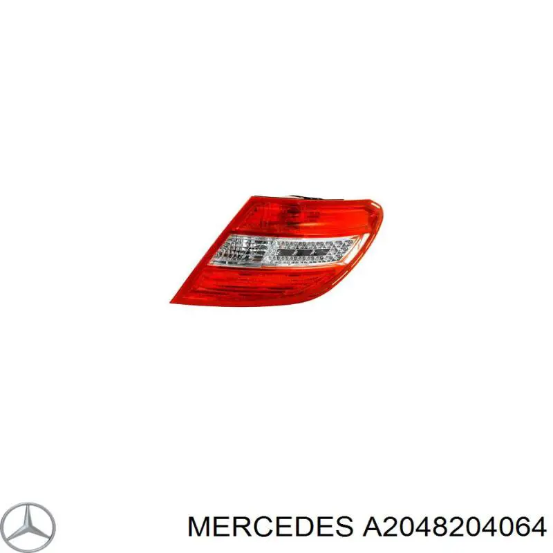 A2048204064 Mercedes Lanterna traseira direita