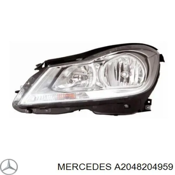 A2048204959 Mercedes Luz esquerda