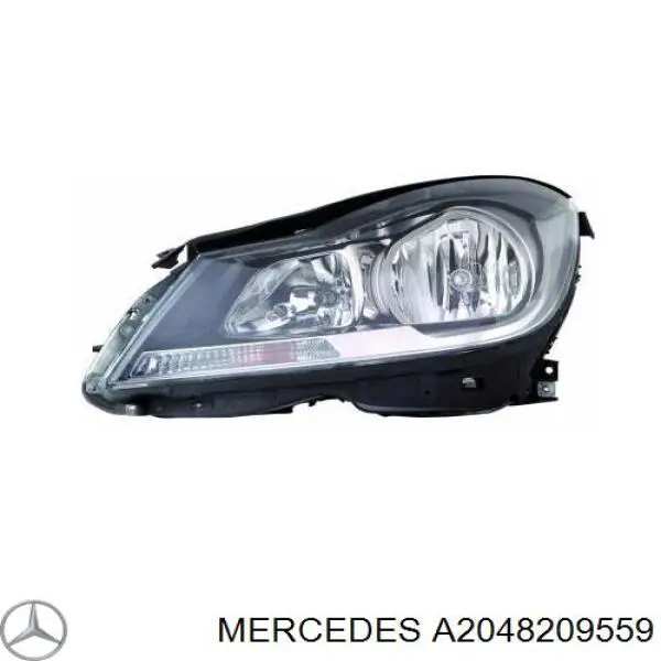 A2048209559 Mercedes Luz esquerda