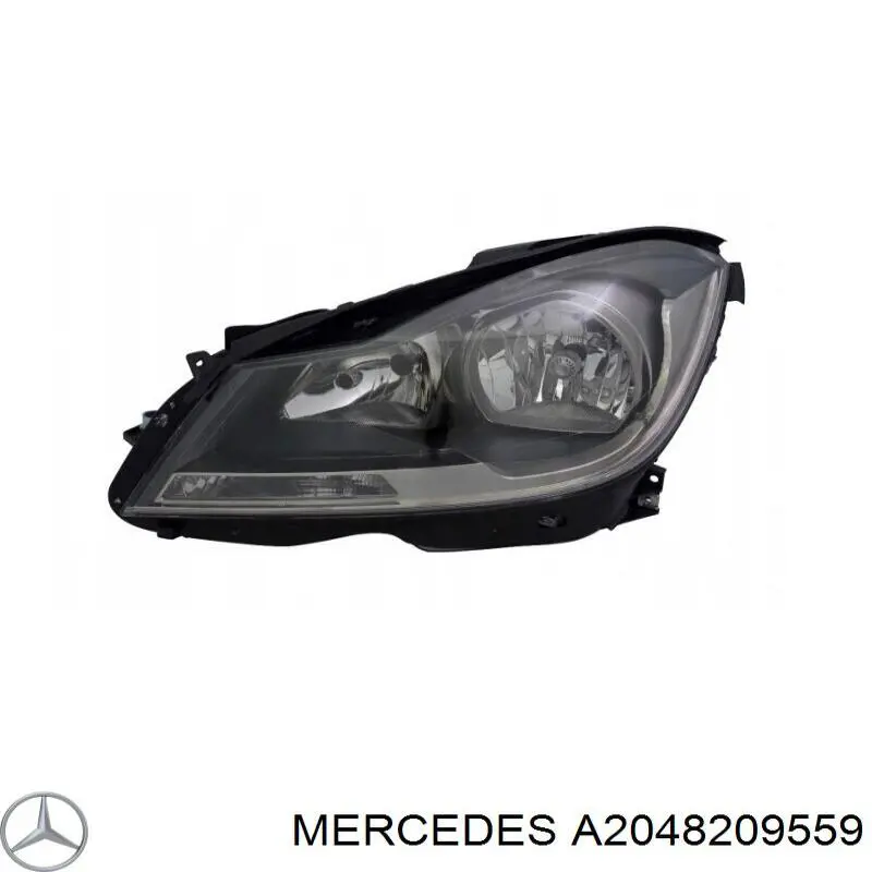 Luz esquerda Mercedes A2048209559 preço, a partir de 318,83 USD