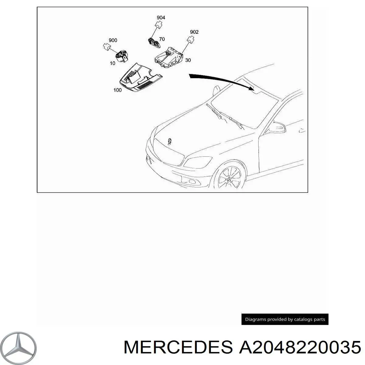 Compre A20482200359051 Mercedes 
