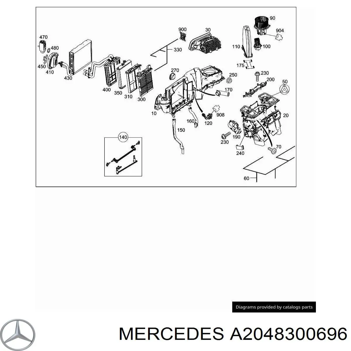  Mercedes A2048300696 preço, a partir de 45,65 USD