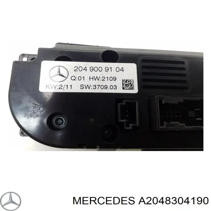Unidade de controlo dos modos de aquecimento/condicionamento Mercedes 2048304190 preço, a partir de 139,05 USD