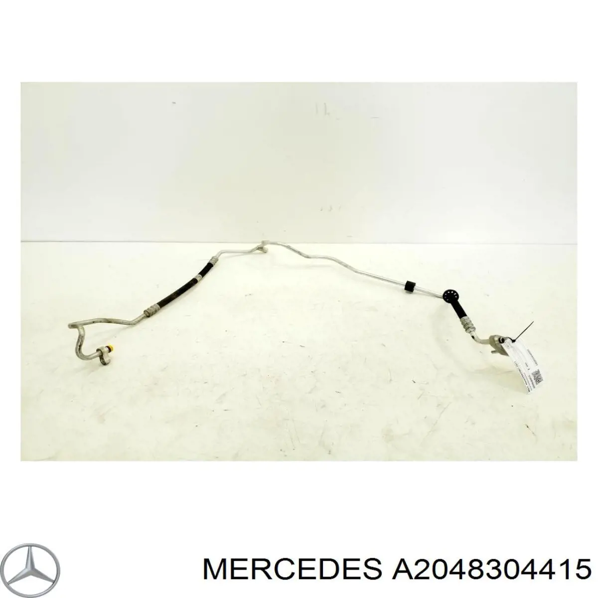 A2048304415 Mercedes Mangueira de aparelho de ar condicionado, desde o radiador até o vaporizador