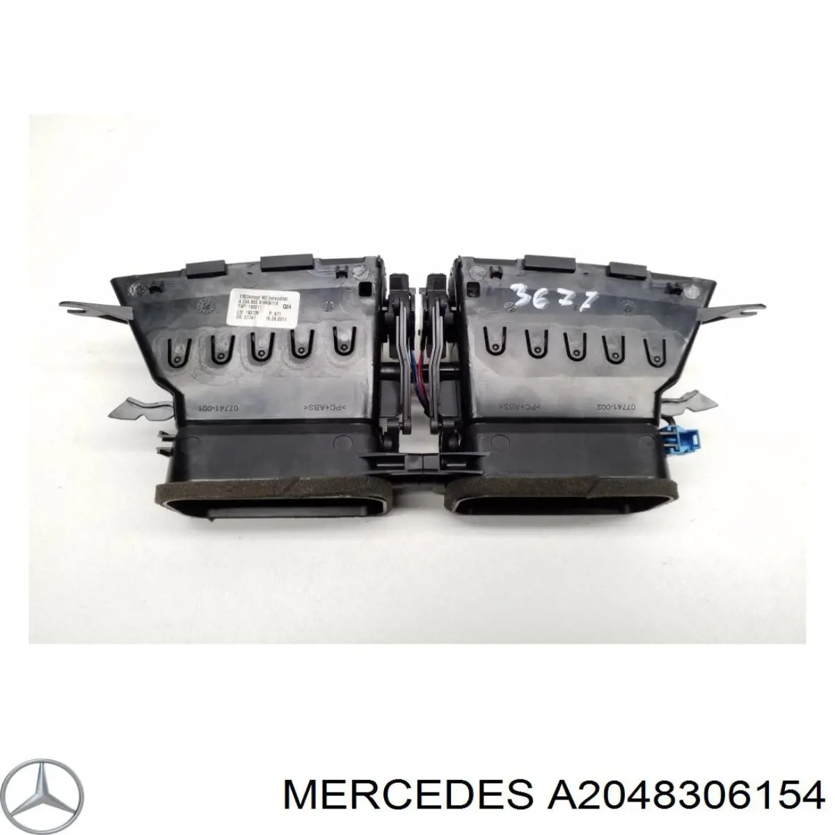 A2048306154 Mercedes Válvula de borboleta montada