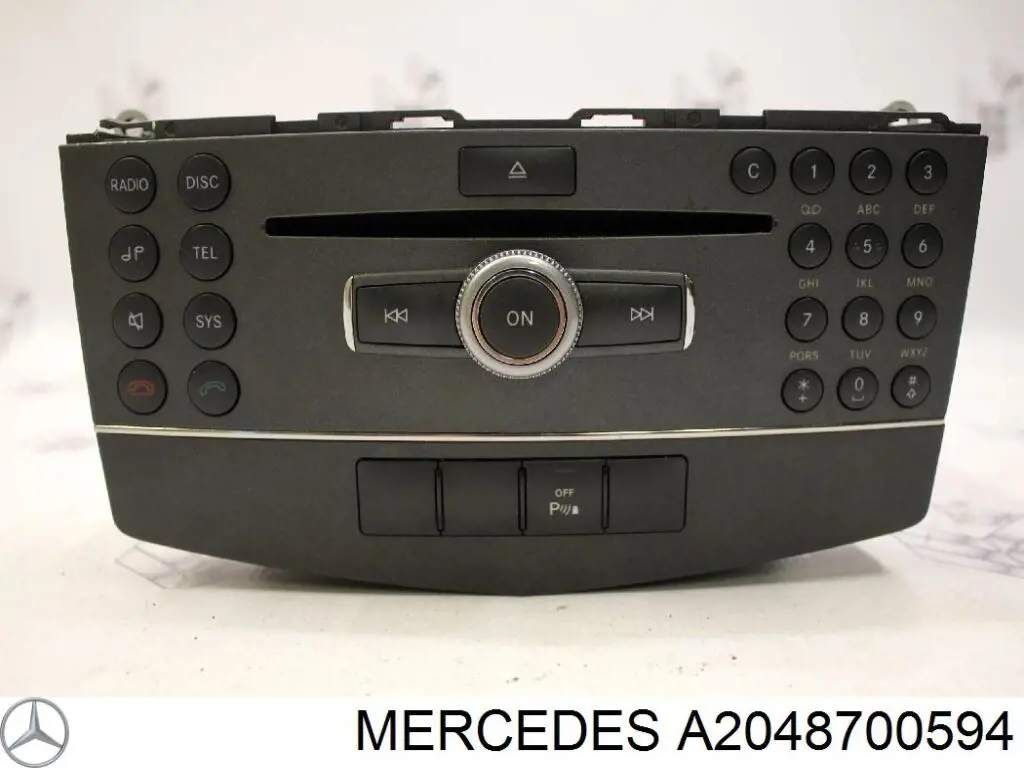 Aparelhagem de som (rádio AM/FM) Mercedes A2048704490 preço, a partir de 234,93 USD