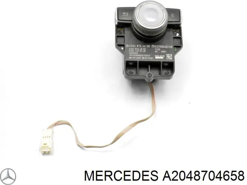 A2048704658 Mercedes Joystick multifuncional de controlo