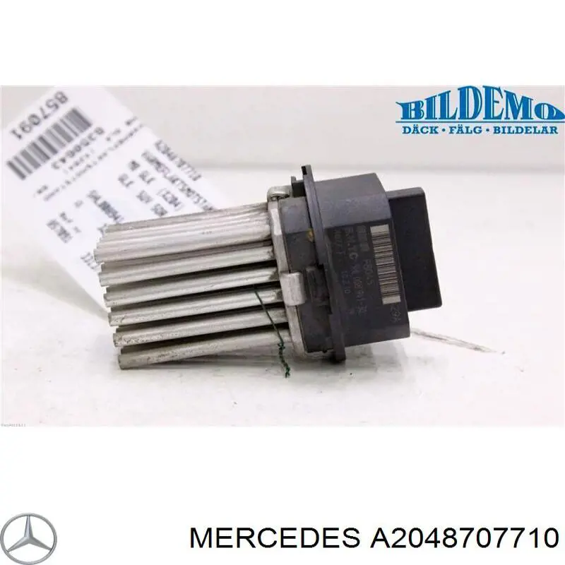 Resistor (resistência) de ventilador de forno (de aquecedor de salão) Mercedes A2048707710 preço, a partir de 80,09 USD