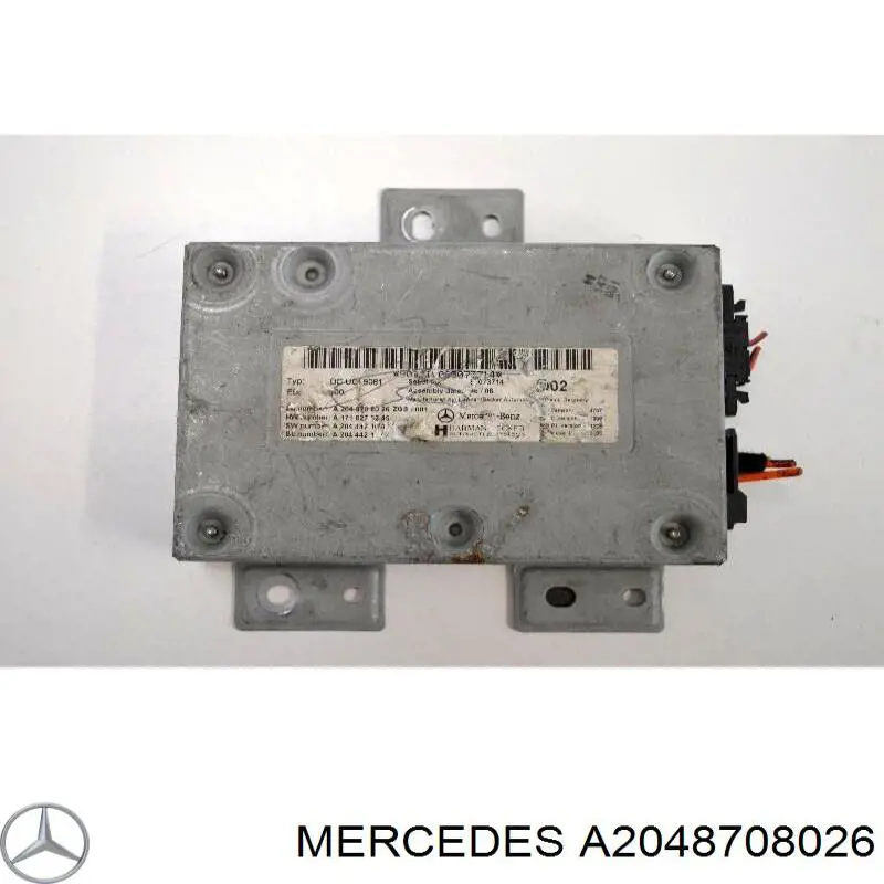 A2048708026 Mercedes Unidade de controlo multimídia